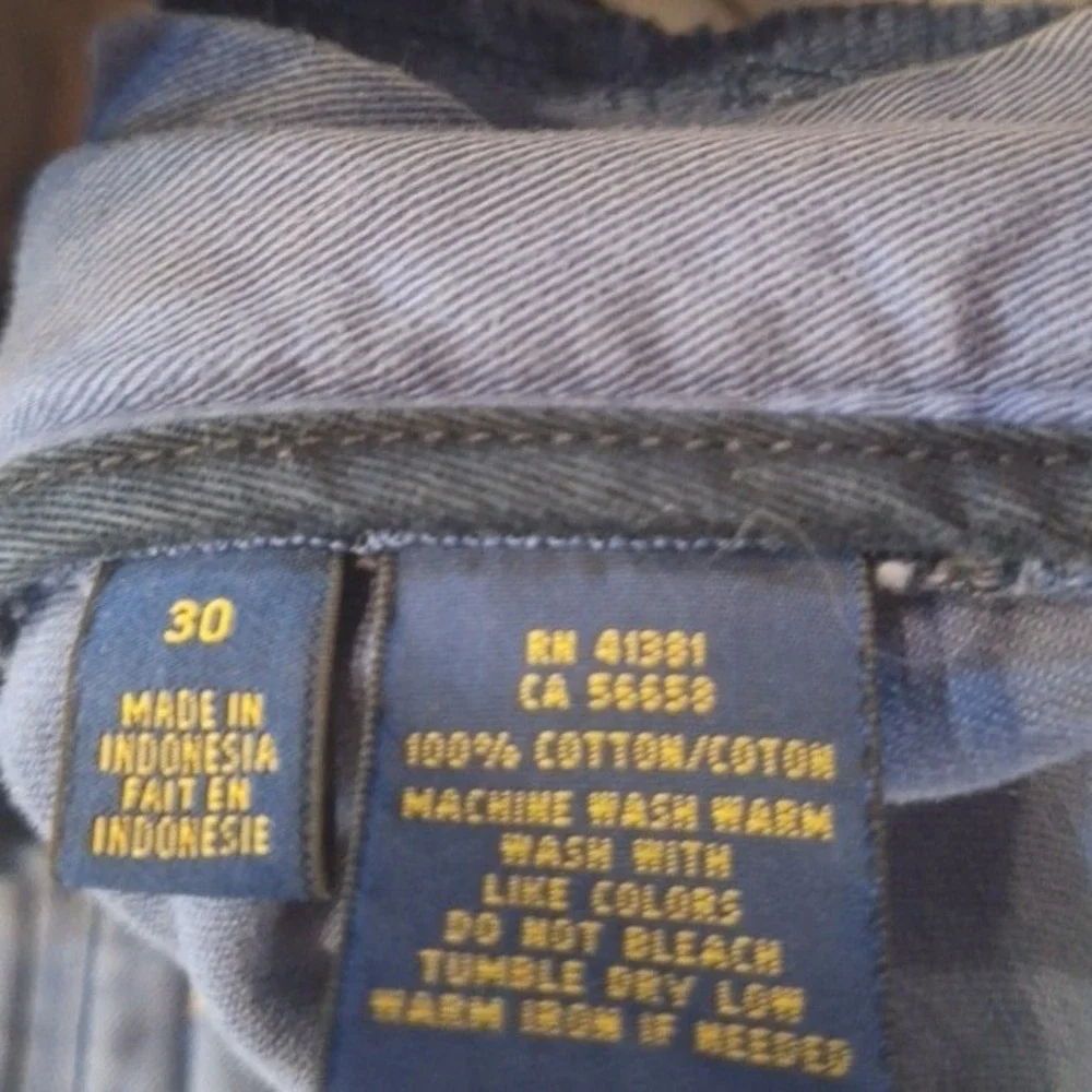 Polo Ralph Lauren Y2K Cargo Shorts Sz 30‎ Blue Cotton Utility Gorpcore Preppy